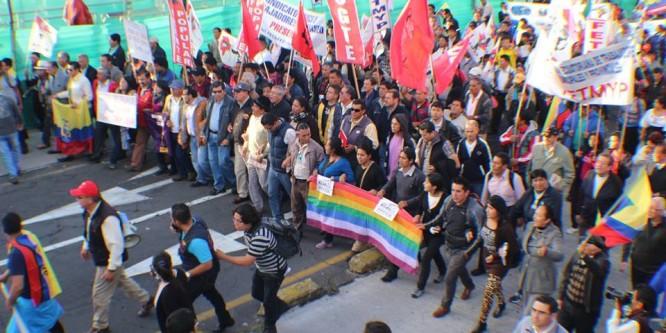 La marcha del 17 de marzo será el inicio de las Jornadas de Resistencia en este 2016 en Ecuador