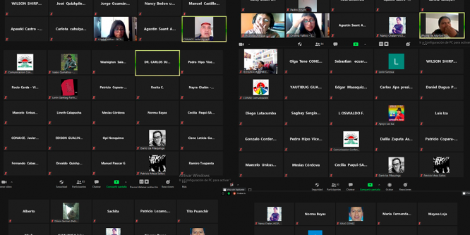CONSEJO AMPLIADO DE LA CONAIE, 13 DE AGOSTO DEL 2020