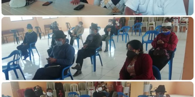 Reunión presencial con el Comité Ejecutivo del Movimiento Pachakutik y precandidatos